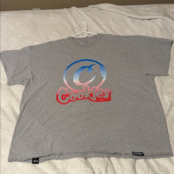 Cookies sf 4xl Gray Short Sleeve Tee with Logo Design - Picture 1 of 6